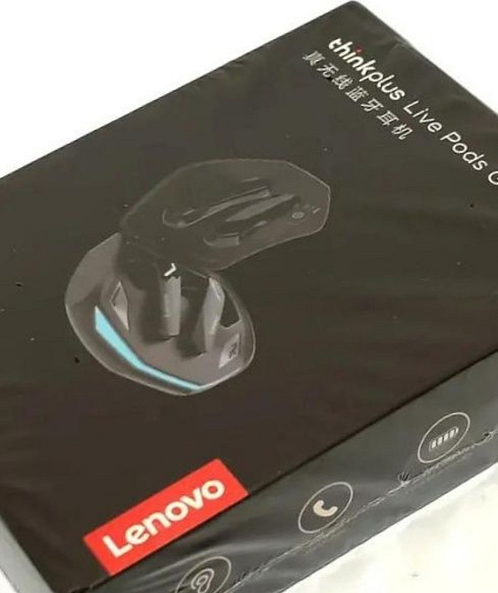 Бездротові навушники Lenovo GM2. Спортивні ігрові навушники Харків - фото 1