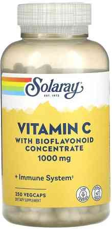 Вітамін С (аскорбінова кислота) Solaray Vitamin C 1000 мг 250 капс Київ