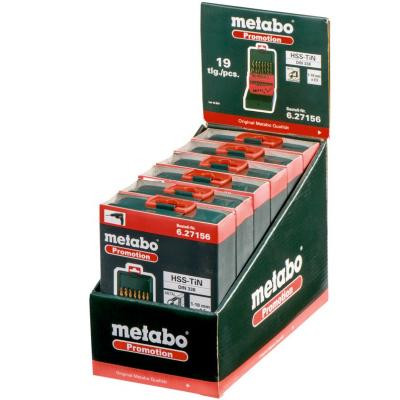 Набор сверл Metabo HSS-TiN 19шт. Promotion (627156000) Винница - изображение 2