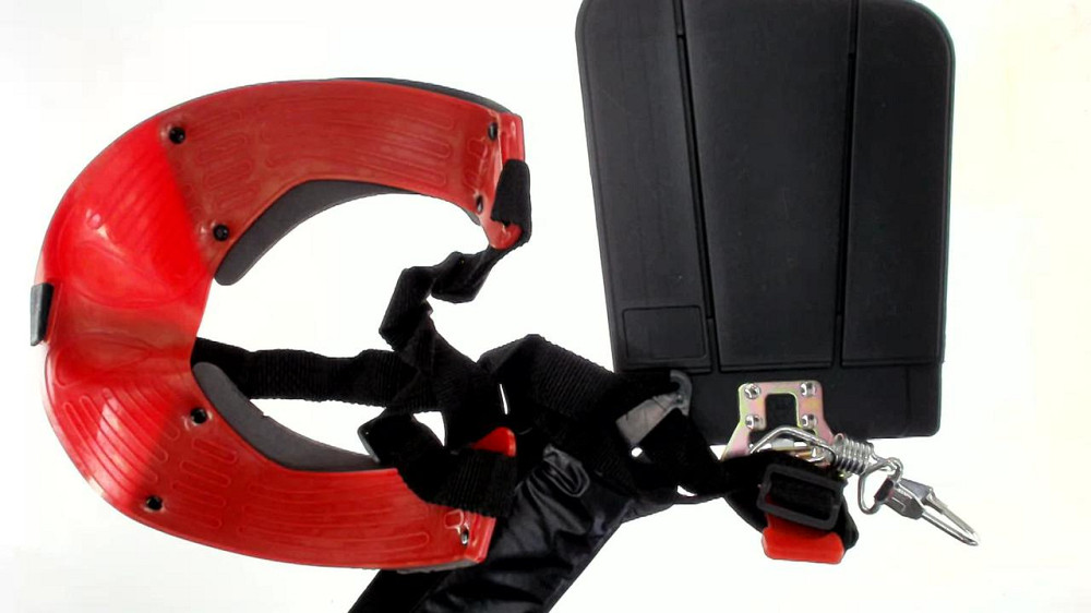 Ремінь плечовий професійний мотокоси (червоний) S Мукачево - фото 1