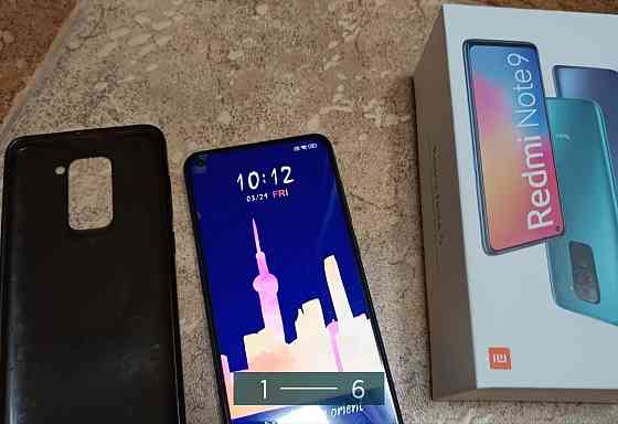 Телефон: Redmi Note 9, б/у , экран целый , камера 48 МР. Киев
