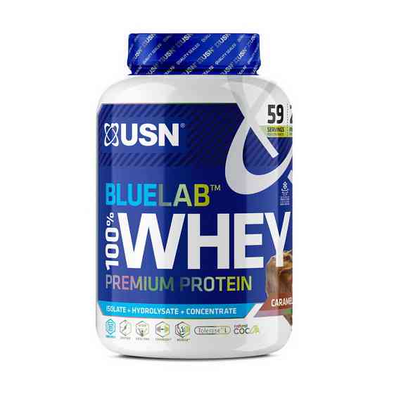 Blue Lab 100% Whey Premium Protein (2 kg, caramel chocolate) Луцьк