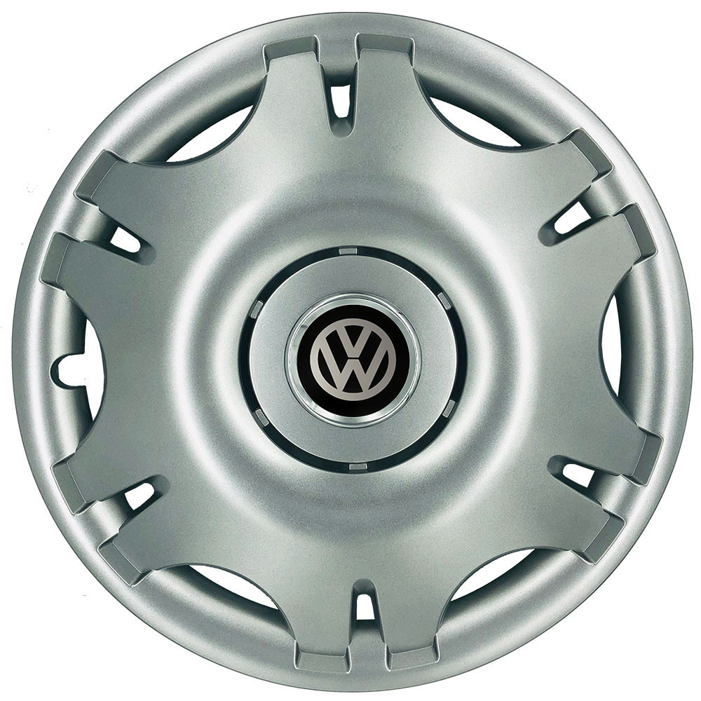 Автомобильные модельные колпаки R15 Volkswagen 305 4шт, SJS, серебряные Киев - изображение 1