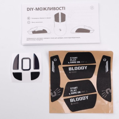 Мышка A4Tech Bloody R72 Ultra Wireless/USB White (4711421000901) Винница - изображение 4