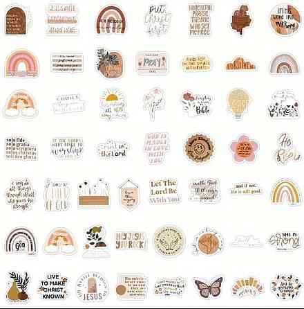 Набор наклеек с мотивационными цитатами и бохо-дизайном, 50 шт Киев