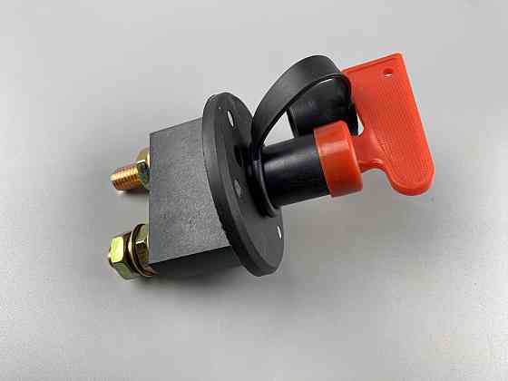 Вимикач маси універсальний механічний дистанційний 12/24 В (червона мідь) 100 А Мукачево