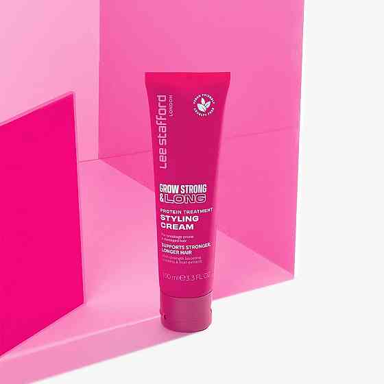 Протеиновый крем для стайлинга Grow Strong & Long Protein Treatment Styling Cream Lee Stafford 100 мл Винница