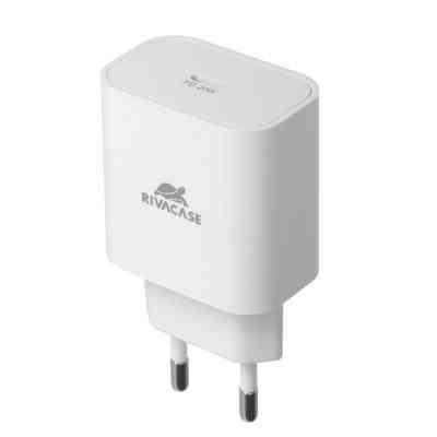 Зарядное устройство RivaCase 1xUSB Type-C PD 20 Вт кабель Type-C white (PS4101 WD4 (White)) Винница