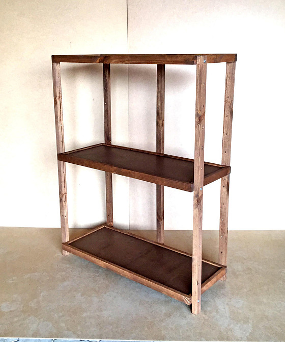 Етажерка розбірна "Честер" 3 полиці 40х100х130 капучино Миколаїв - фото 1