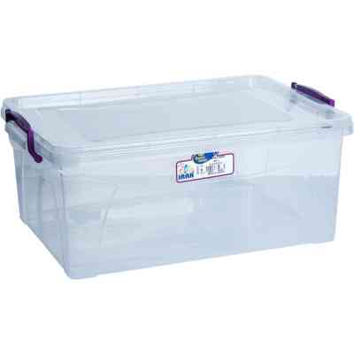 Харчовий контейнер Irak Plastik Hide прямокутний 10 л прозорий (4653) Вінниця