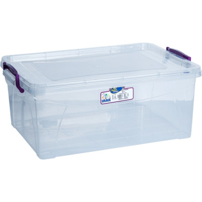 Пищевой контейнер Irak Plastik Hide прямокутний 10 л прозорий (4653) Винница - изображение 1