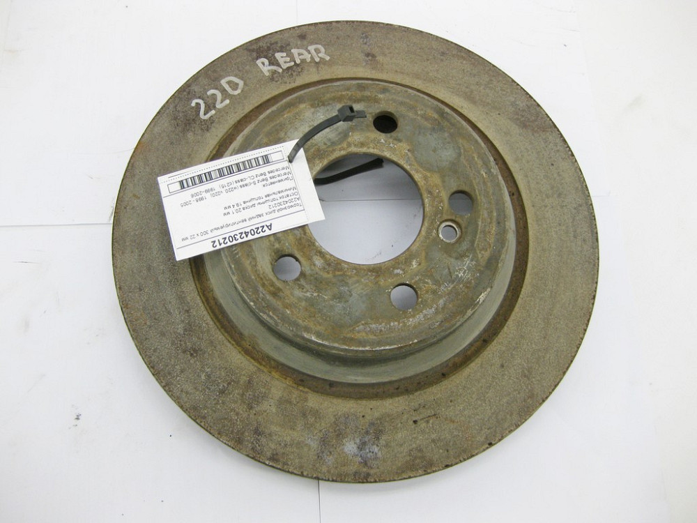 Mercedes-Benz  A2204230212 Тормозний диск задній вентильований 300 х 22 мм S-Class W220 CL C215 Одесса - изображение 1