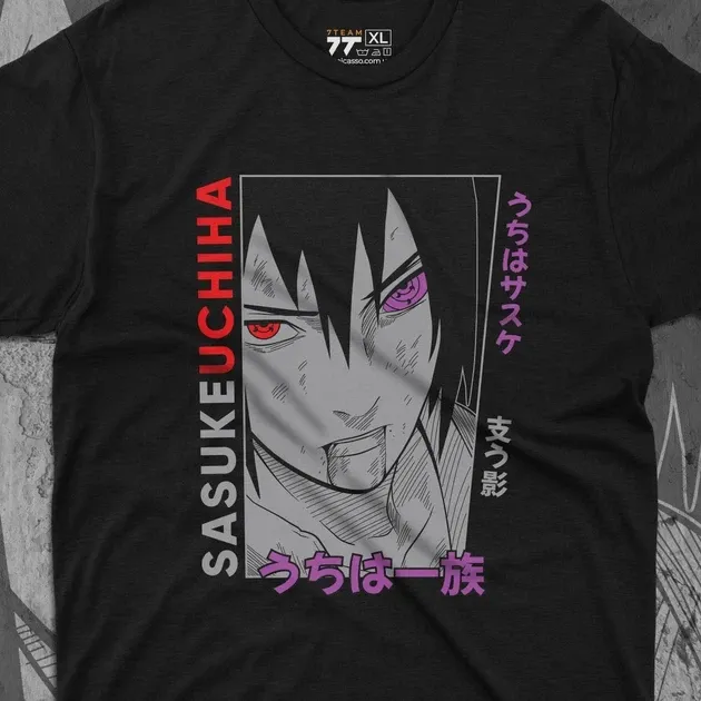 Футболка для подростка мальчика с принтом Наруто Саске Учіха 3 Размер 160 Anime10332 Днепр - изображение 4