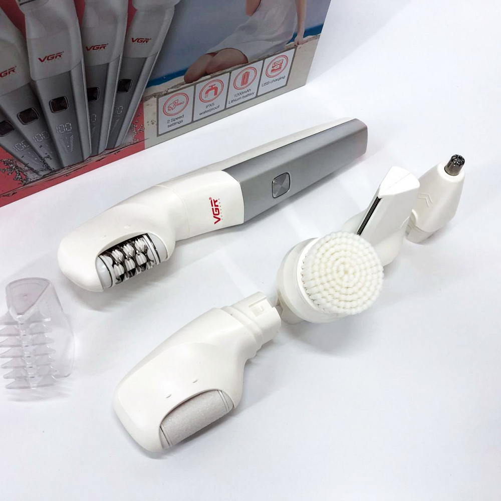 Епілятор електробритва для ніг, Прилад для чищення п'ят електричний Безболісний епілятор ніг RD-39 Львів - фото 2