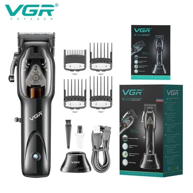 Бритва аккумуляторная для стрижки волос и бороды VGR Hair Clipper V-653 Voyager, Триммер для висков KV-99 Львов - изображение 10