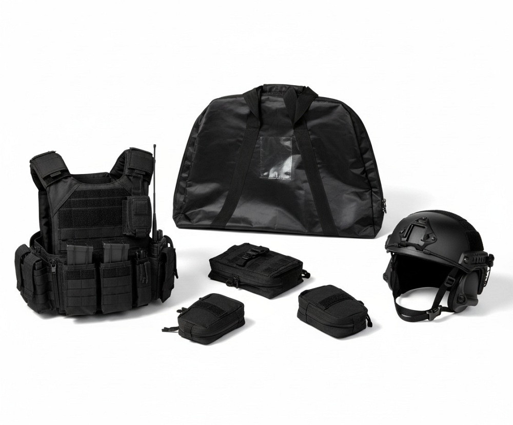 Сумка для перенесення бронежилета плитоноски та обмундирування чорна Одеса - фото 4