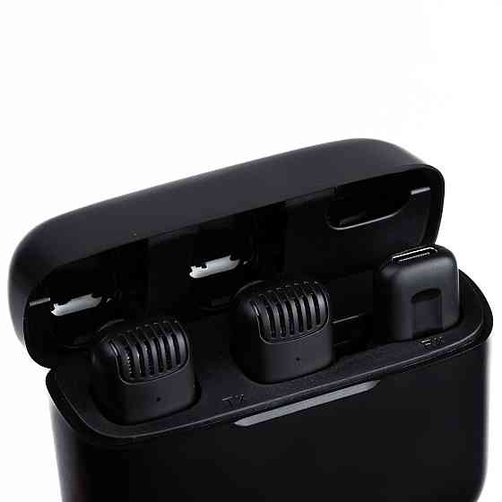 Петличка для телефона беспроводная набор 2 шт блютуз микрофон петличный с шумоподавлением HP176096 Киев