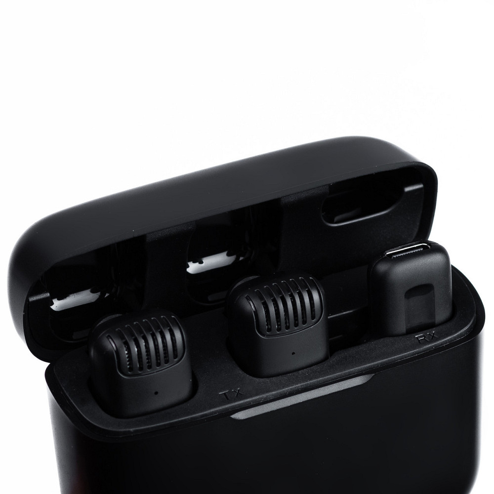 Петлічка для телефону бездротова набір 2 шт блютуз мікрофон петличний з шумозаглушенням HP176096 Київ - фото 3