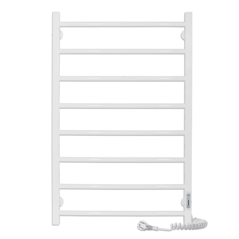 Електрична рушникосушка Laris Зебра Альфа ЧК8 500Х800 Е білий, праве підключення Київ - фото 2