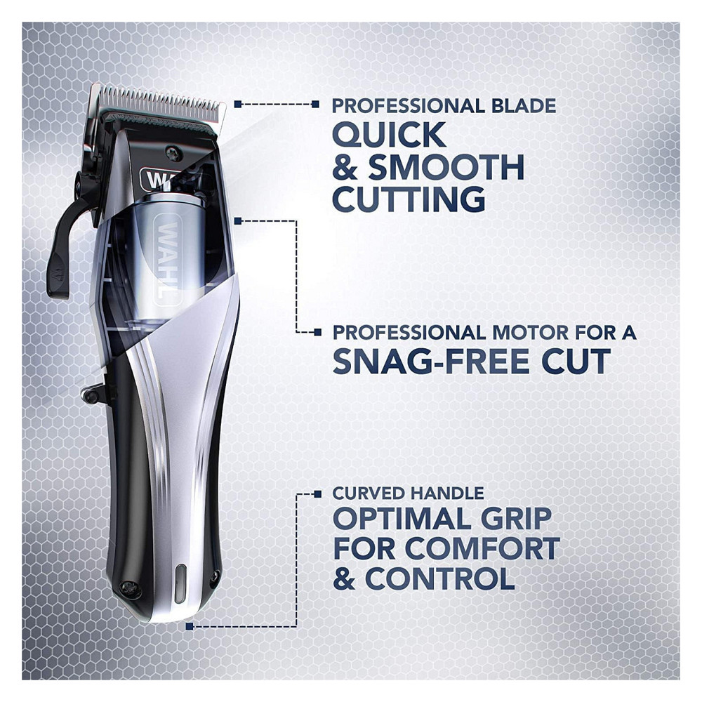 Машинка для стрижки тример Wahl Multi Cut Pro чорно-хромовий літій-іонний акумулятор 120 хв 12 насадок бездротова Київ - фото 7