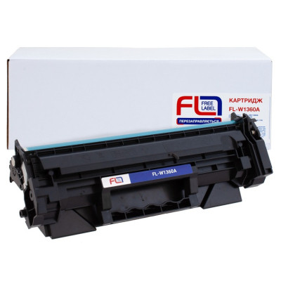 Картридж FREE Label HP 136A (W1360A) без чипа (FL-W1360A) Винница - изображение 1