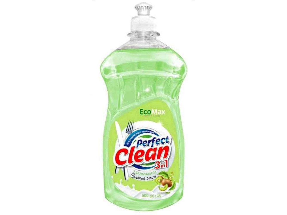 Засіб миючий з бальзамом Perfect clean3в1 Зелений смузі 500мл ТМ EcoMax Київ - фото 1