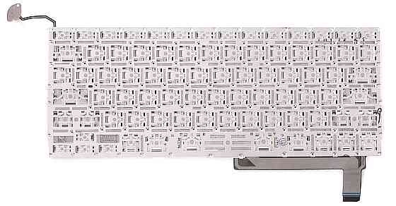 Клавиатура для ноутбука Apple MacBook Pro (A1286) с подсветкой (Light), Black, (No Frame), с (SD), RU (горизонтальный энтер) Вінниця