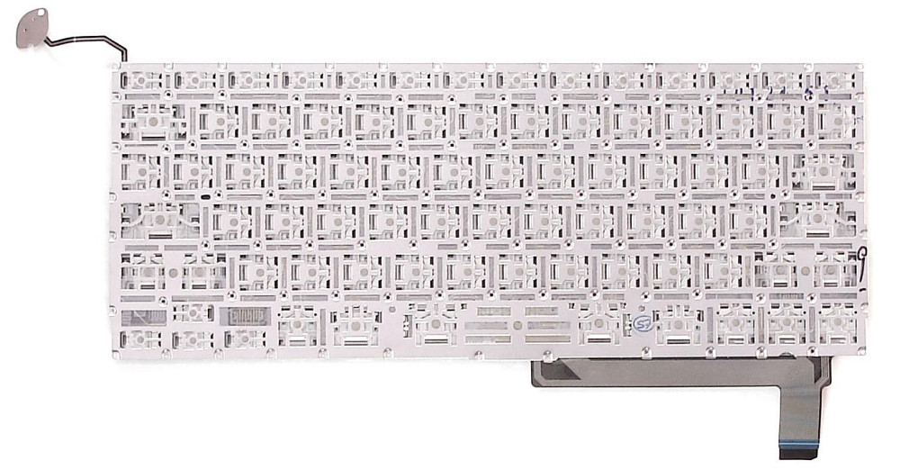 Клавиатура для ноутбука Apple MacBook Pro (A1286) с подсветкой (Light), Black, (No Frame), с (SD), RU (горизонтальный энтер) Вінниця - фото 3