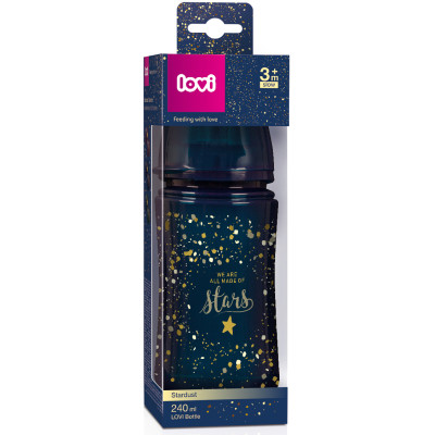 Бутылочка для кормления Lovi Stardust 240 мл (21/585) Винница - изображение 3