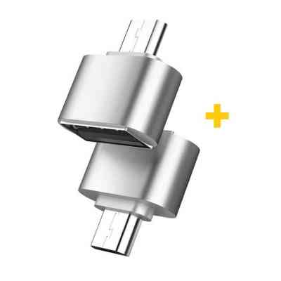 Перехідник OTG USB 2.0 AF to USB-C silver XoKo (XK-AC035-SL2) Вінниця