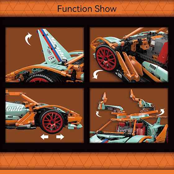 Конструктор Спортивний автомобіль на дистанційному управлінні на 1669 деталей Кам'янець-Подільський