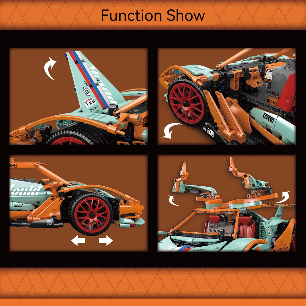 Конструктор Спортивний автомобіль на дистанційному управлінні на 1669 деталей Кам'янець-Подільський - фото 5