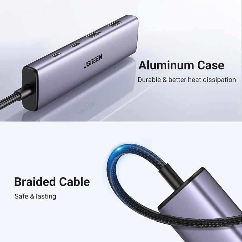 USB-хаб UGREEN 4-Port USB-C Hub Київ - фото 9