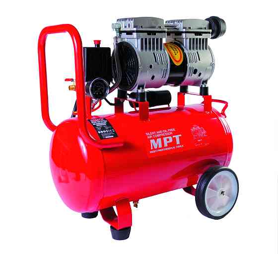 MPT Компресор безшумний MPT PROFI OIL FREE 24 л 800 Вт 1450 об/хв 7 атм мідна обмотка MAC80243S Коломия