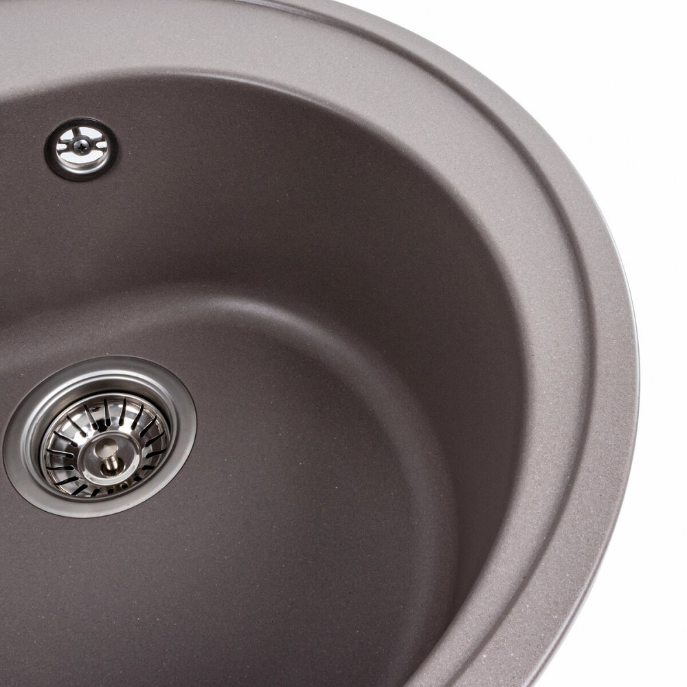 Гранітна мийка для кухні VALESO LUNA 510 матова Дюна Коломыя - изображение 3