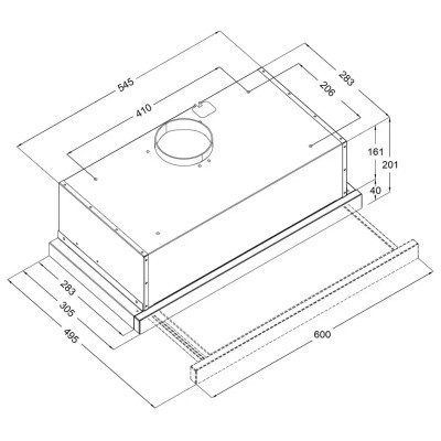 Вытяжка кухонная Borgio TLF (TR) 60 white glass Винница - изображение 6