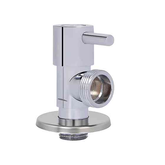 Кран кутовий Thermo Alliance Standart (ручка паличка) з керам.буксою 1/2"Н х 3/4"Н SF343W1520 Київ