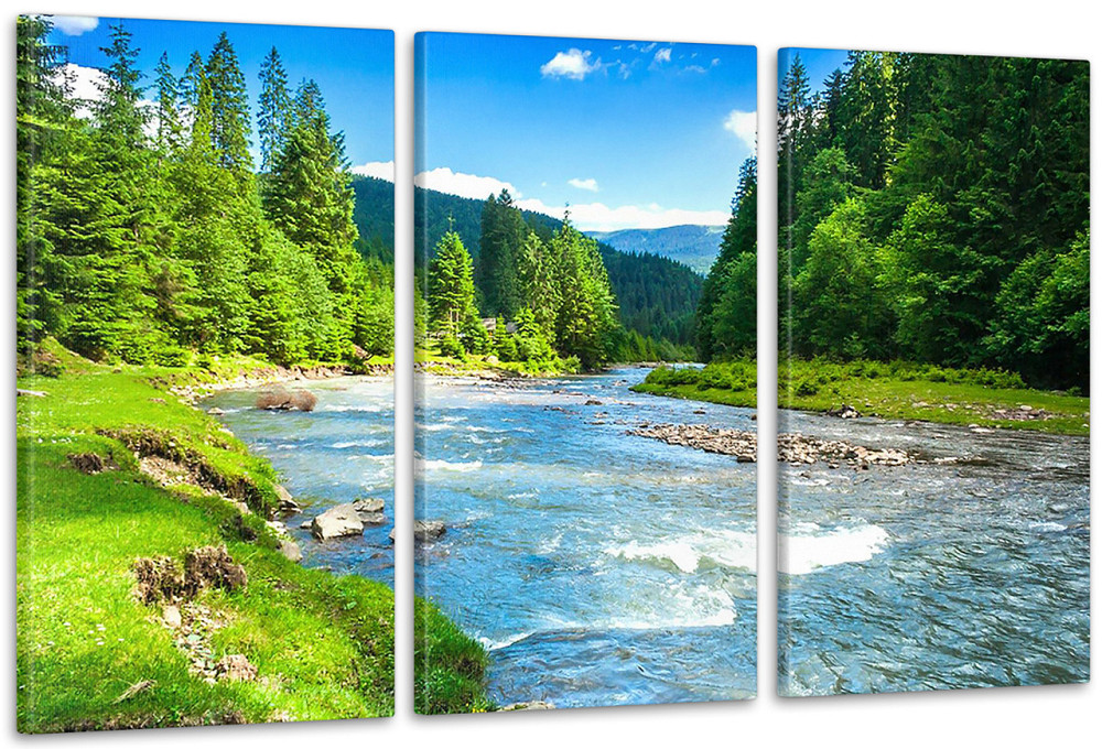 Модульна картина Гірська Річка Аrt-169_3А Київ - фото 1