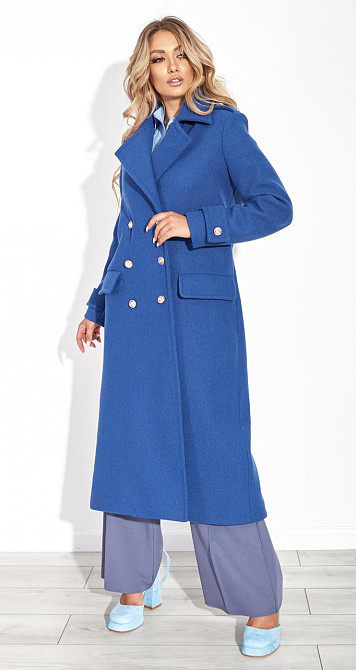 Лаконічне пальто з красивою фурнітурою (42) Київ - фото 7