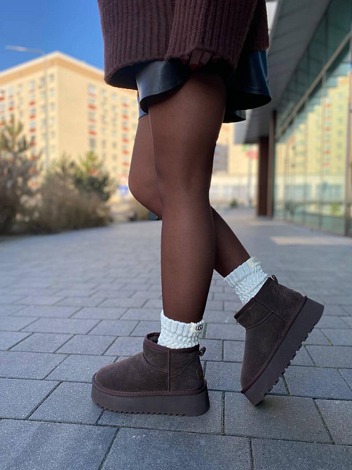 Stilli Угги жіночі STILLI 250-5 шоколадні (зима, замша натуральна) (6145) Коломия - фото 4