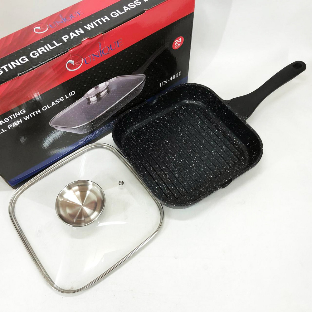 Сковорода для індукційного приготування Unique UN-4011 24см, Сковорода для любителів готувати GN-95 Львів - фото 2