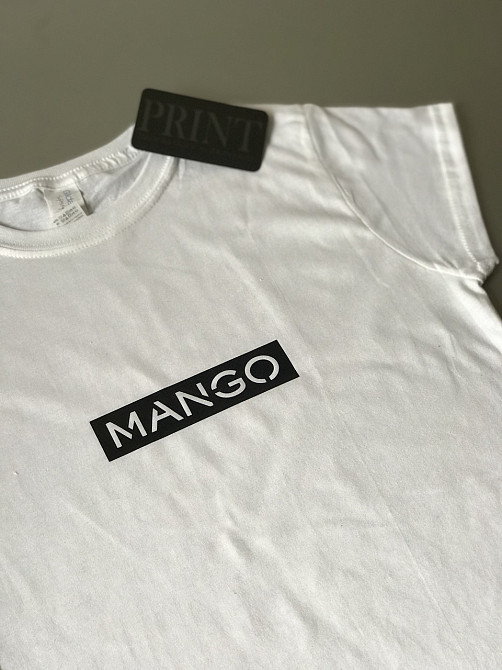 Женская\Мужская футболка 100% хлопок - MANGO Черновцы - изображение 2