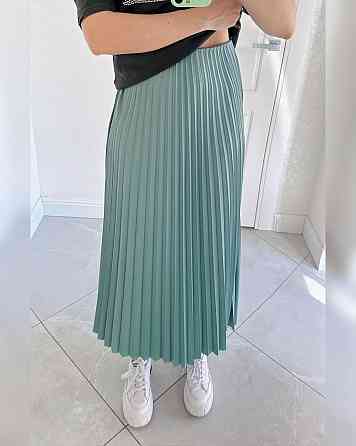 Женская классическая длинная юбка плиссе Оливка Одесса