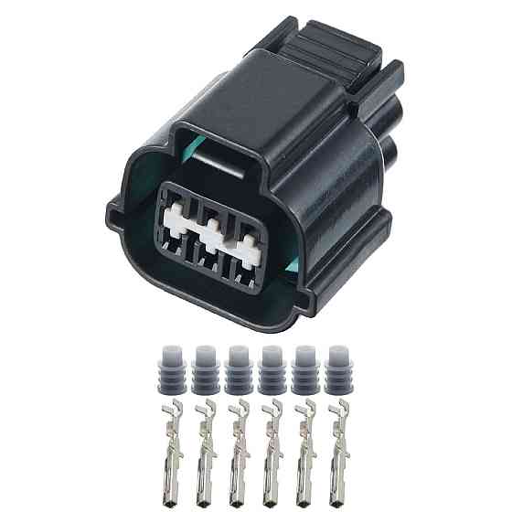 Роз'єм конектор 6-кон., PB535-06027, KUM Корея універс., Моторний відсік, Hyundai, Kia 41102 Київ