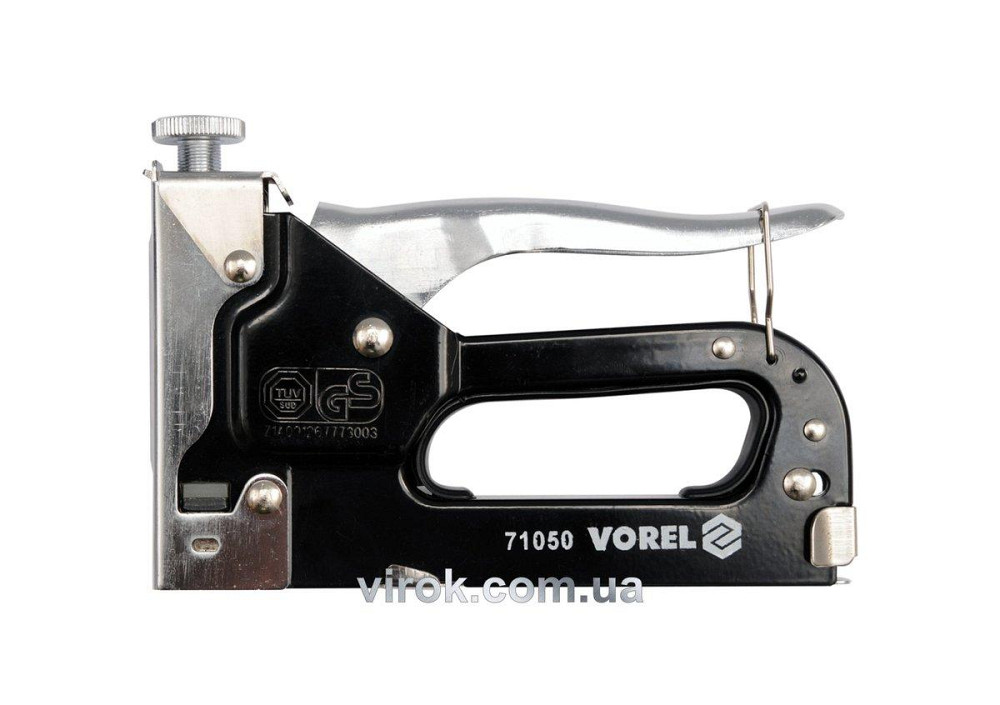 Степлер VOREL металевий з регулюванням для скоб h= 4-14 мм  [10/40] Одеса - фото 1