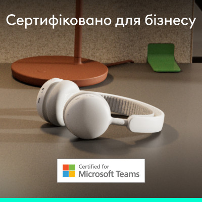 Наушники Logitech Zone Wireless 2 ES for Business Off-White (981-001520) Вінниця - фото 2