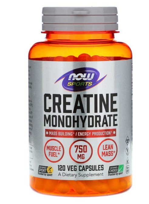 Креатин NOW Foods Creatine Monohydrate 750 mg 120 caps Луцьк - фото 1