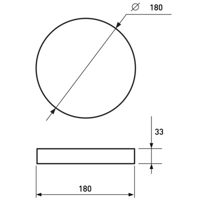 Світильник Eurolamp GM 21W 4000K (LED-NLR-21/40(GM)) Вінниця - фото 3