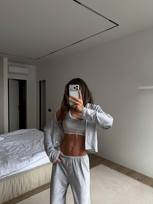 Женский повседневный домашний комплект тройка качественный велюр 46/48 Одесса - изображение 7