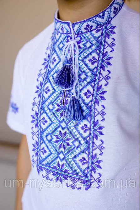 Вишиванка з коротким рукавом для хлопчиків "Зорянчик" Кривий Ріг - фото 2